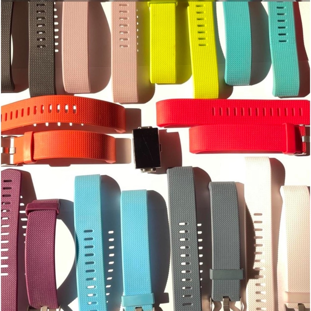 Charge 2 Fitbit with 13 different colored bands